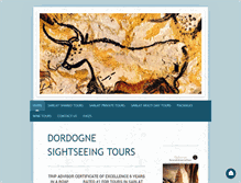 Tablet Screenshot of dordogne-tours.com